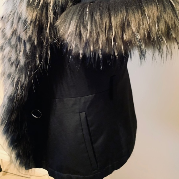 Reversible Raccoon and silk Jacket. - Picture 12 of 13